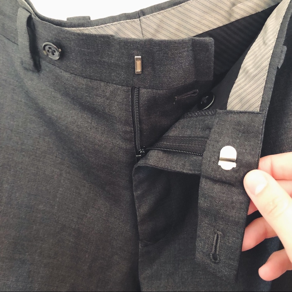 Men’s Dark Grey Dress Pants